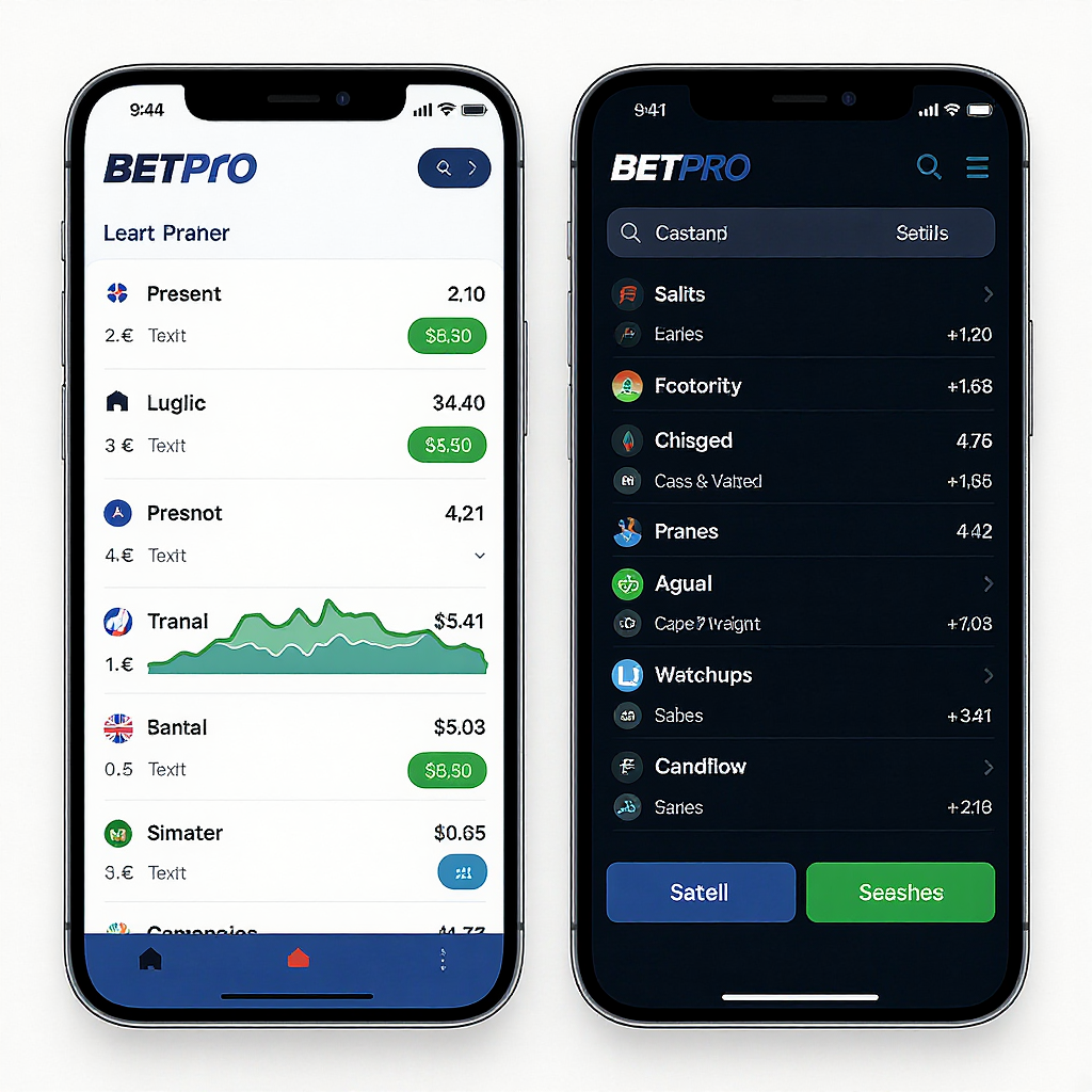 How to Log in to the BetPro App How to Log in to the BetPro App