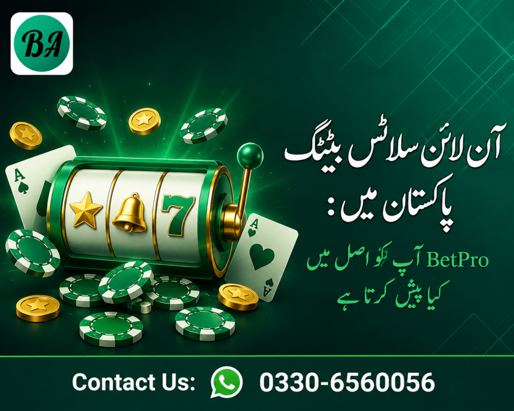 Online Slots Betting in Pakistan What BetPro Actually Offers