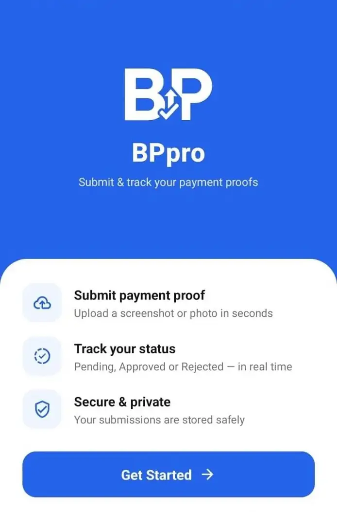 BetPro app screen on Android
